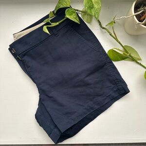 J.Crew 5” Chino Shorts (navy blue)